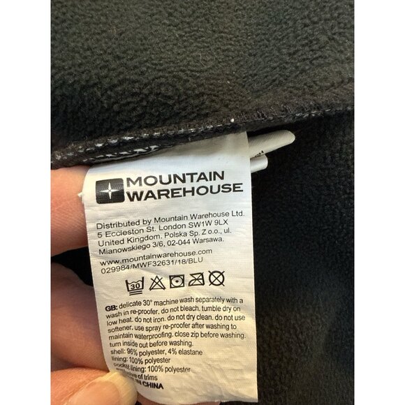 Mountain Warehouse Soft Shell Exodus Water Resistant Printed Jacket Size 6 EUC - Picture 6 of 6